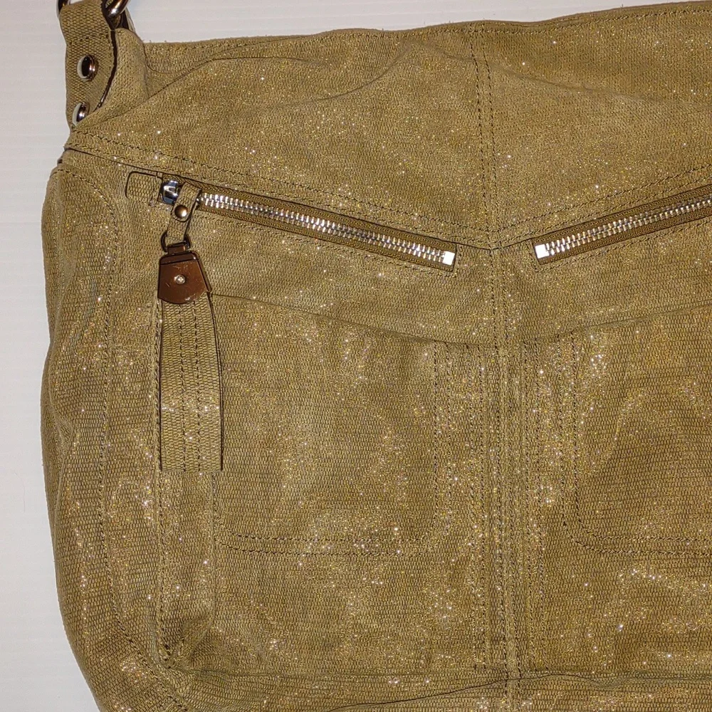 VINTAGE B. MAKOWSKY Glitter Hobo Bag